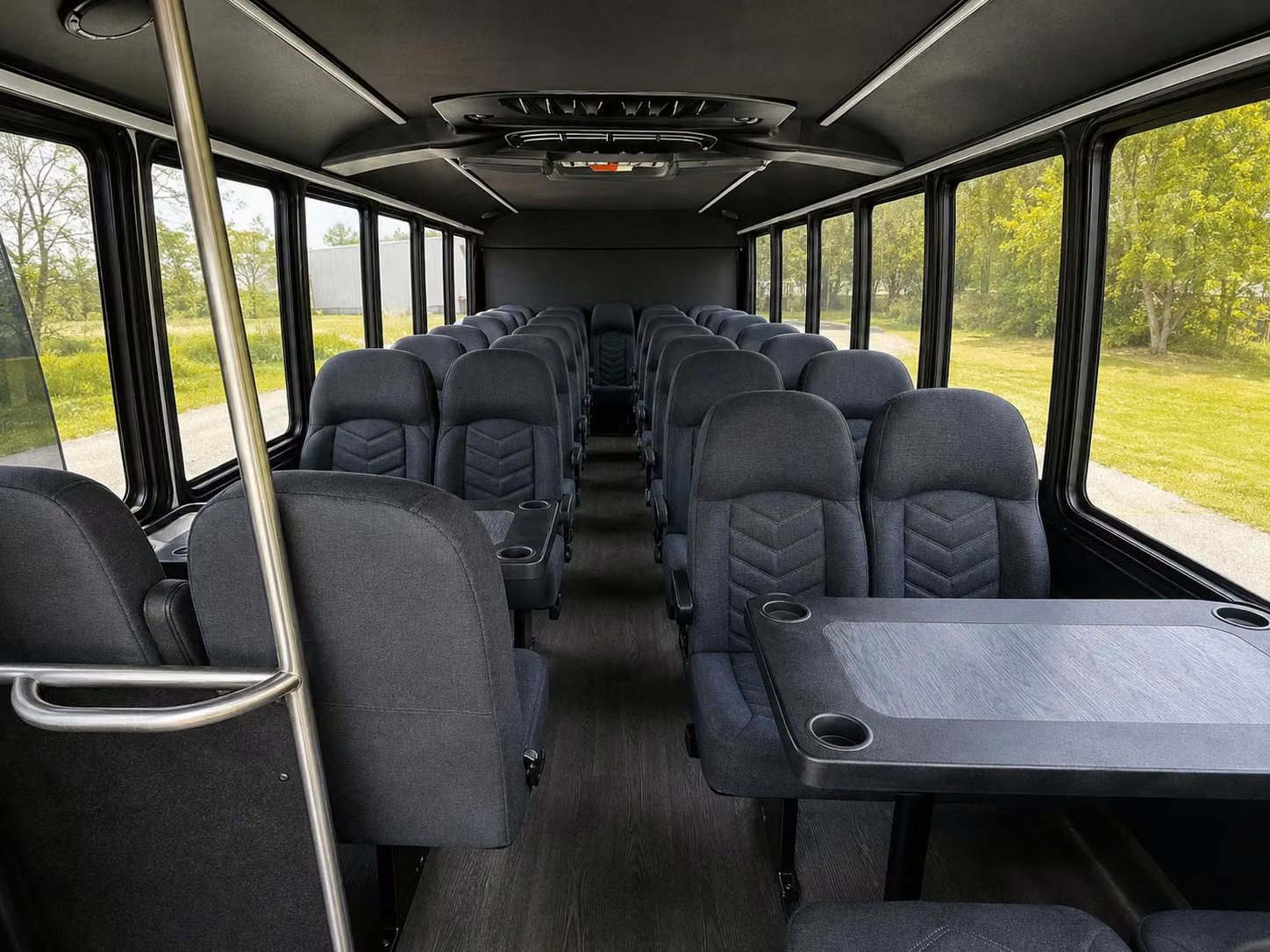 15 passenger minibus inside
