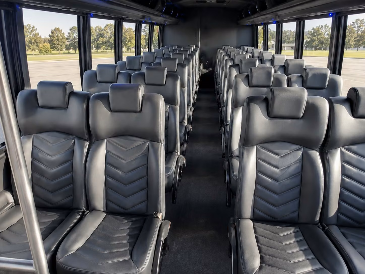 15 passenger minibus interior