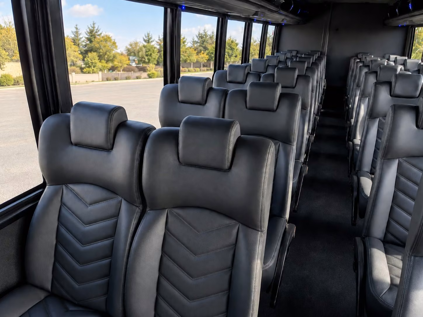 20 passenger minibus interior