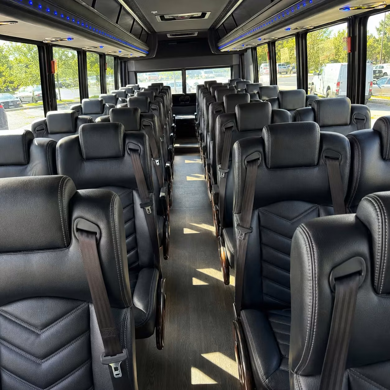 25 passenger minibus inside