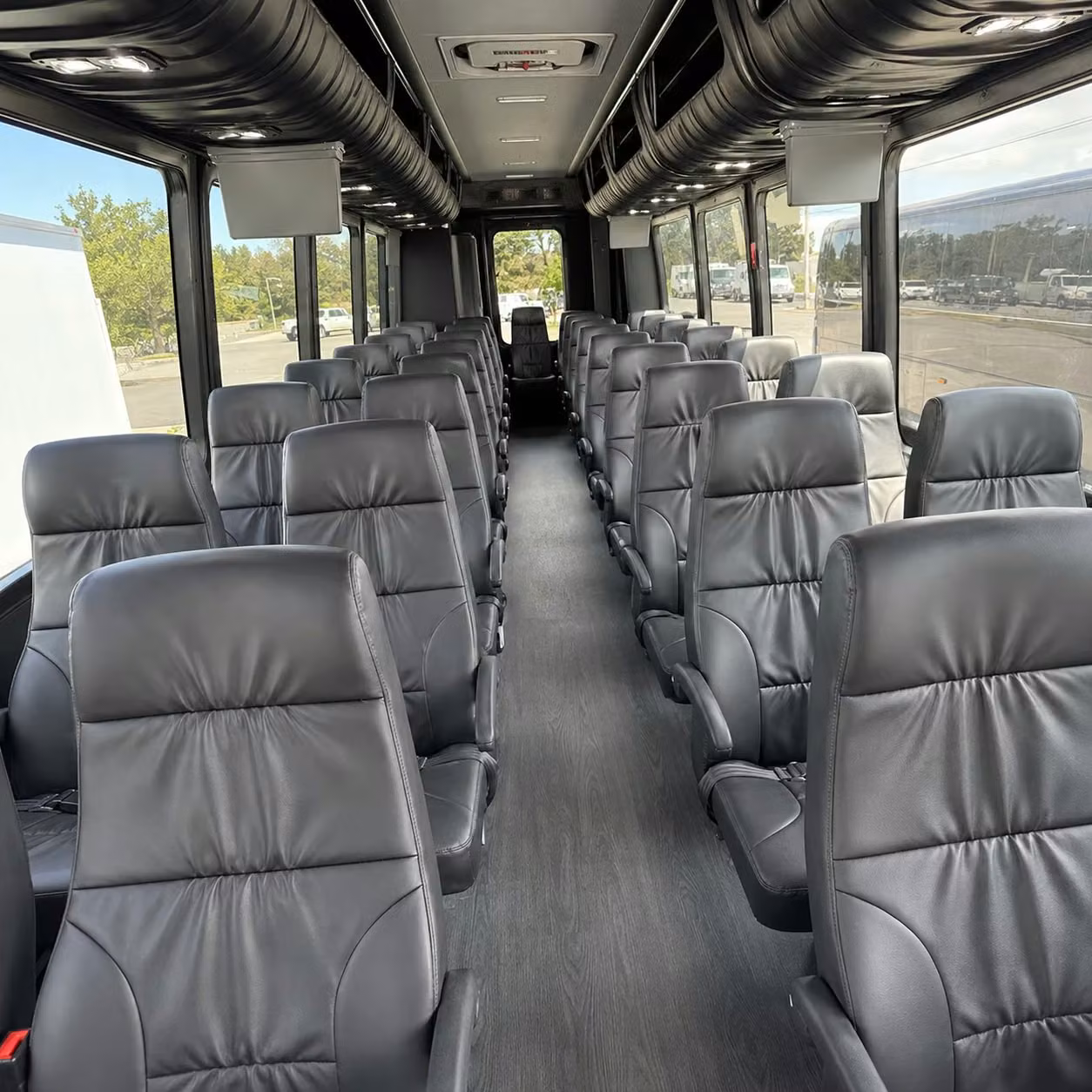 25 passenger minibus interior