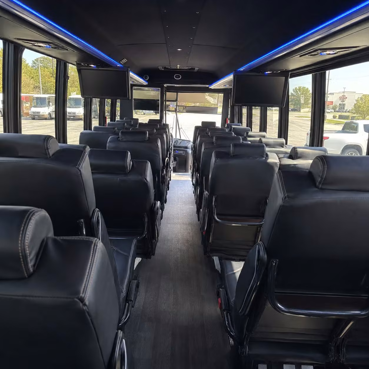 35 passenger minibus interior