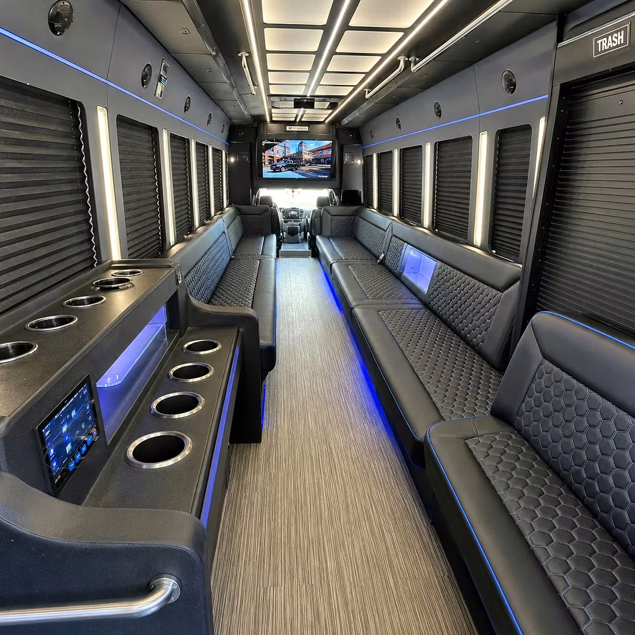 party bus interior