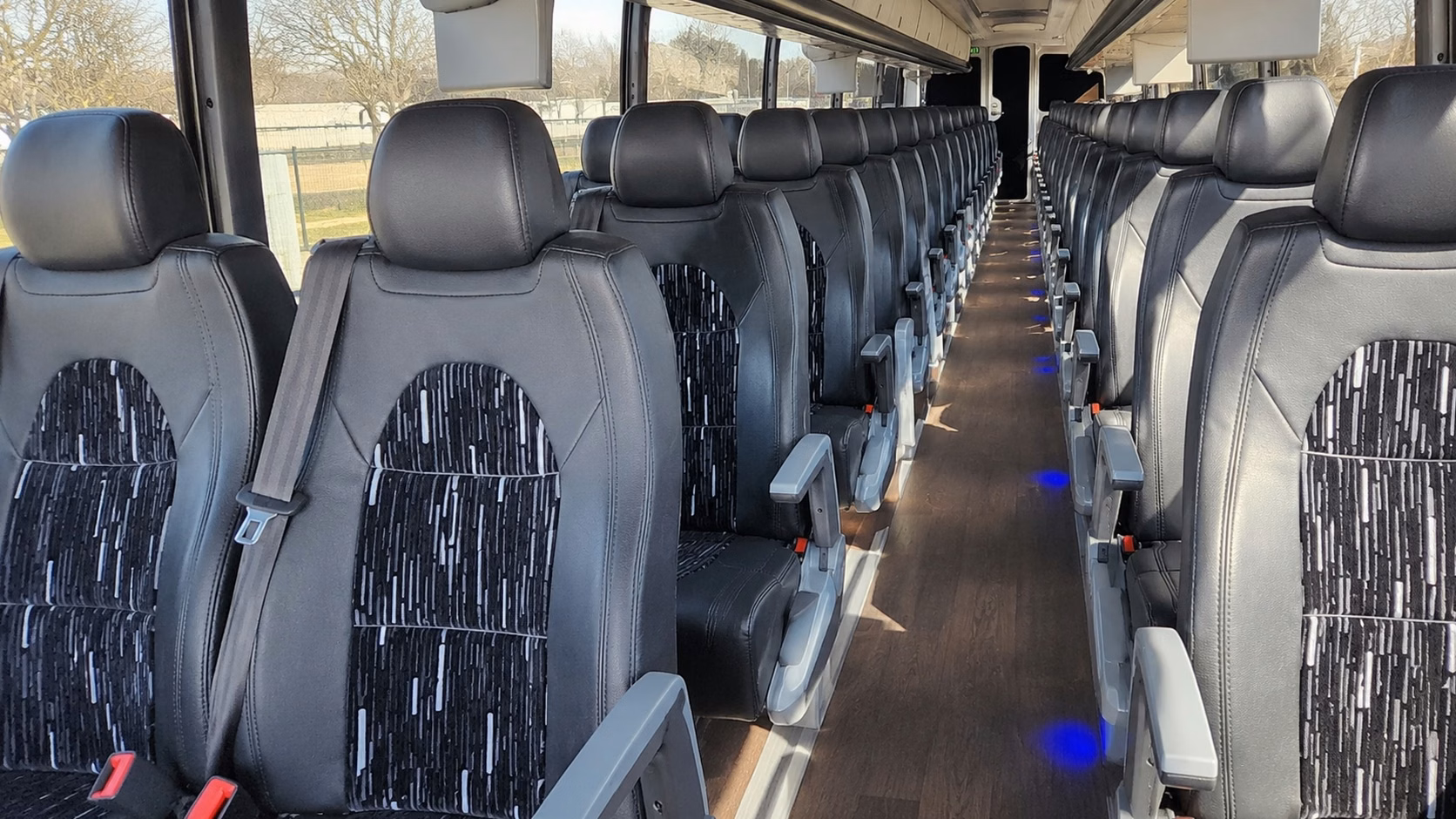 salinas charter bus interior