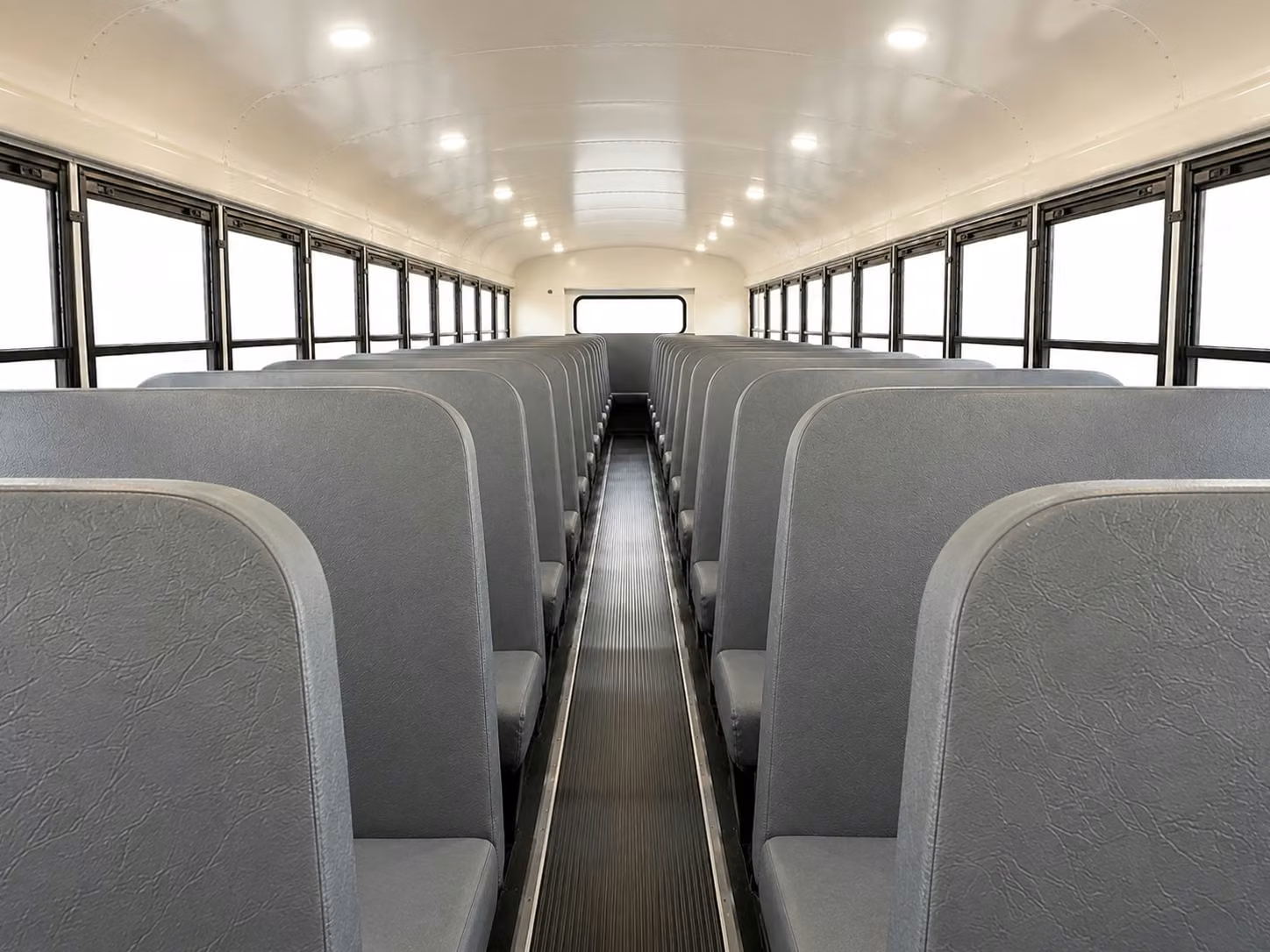 school bus inside