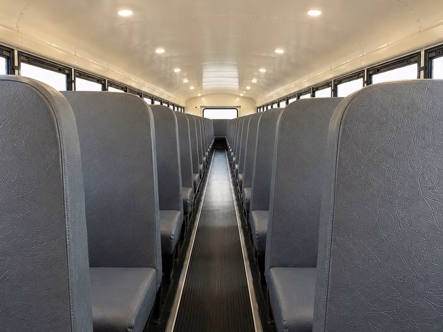 school bus interior