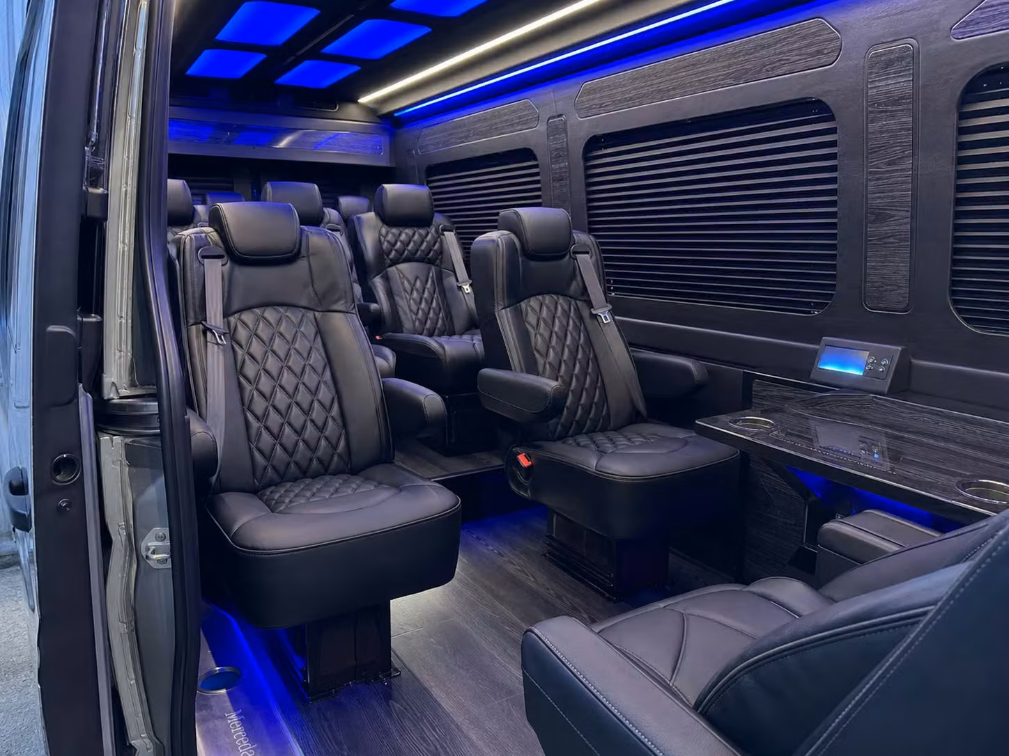 sprinter van transportation for groups and events across salinas
